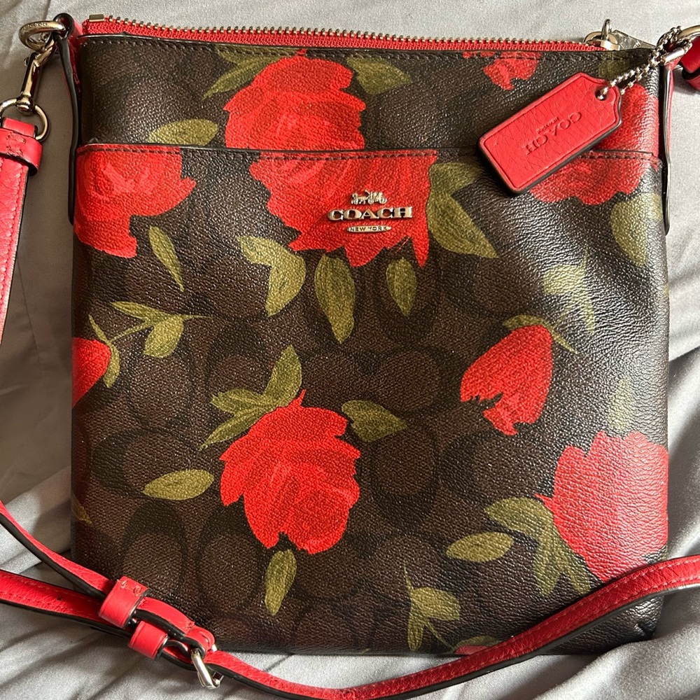 Rose Coach Purse